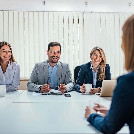 entretien ressources humaines avec le gestionnaire RH